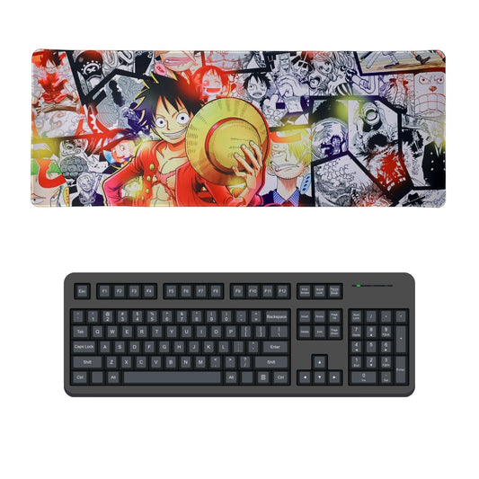 Luffy Collage- One Piece - XXL Deskmat (80x30 cm)