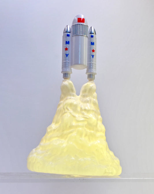 Rocket Taking Off Lamp
