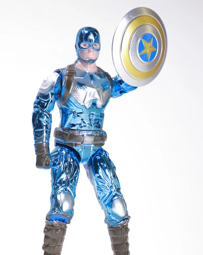 Captain America - Metallic Mini Action Figure