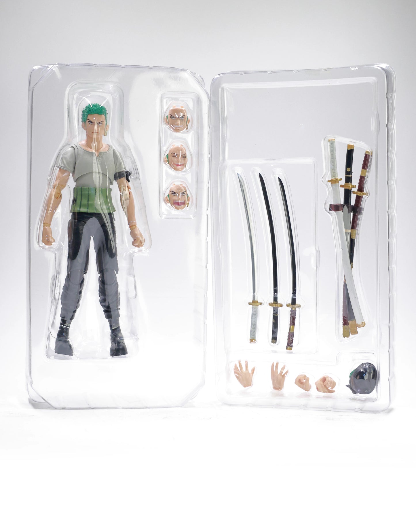 Zoro - Moveable figure (multiple faces and hands) - One Piece