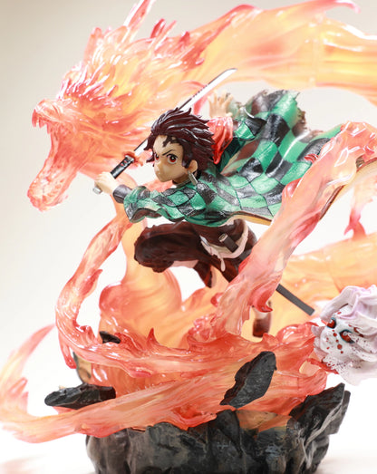 Tanjiro - Flaming Dragon - with LED lights