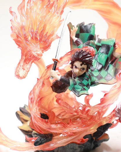 Tanjiro - Flaming Dragon - with LED lights