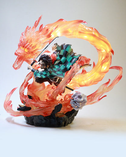 Tanjiro - Flaming Dragon - with LED lights