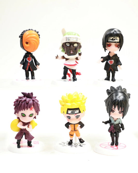 Naruto chibby set x6