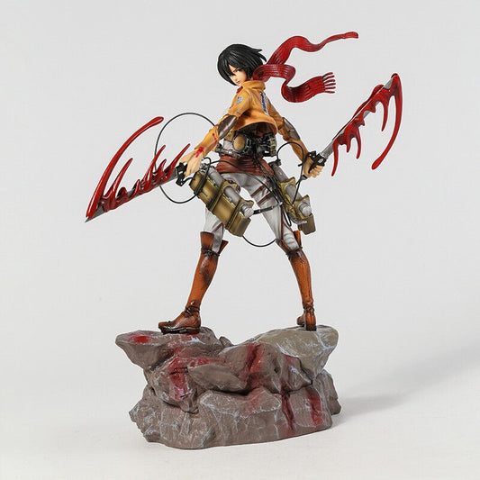 Mikasa on Rock - Attack on Titan