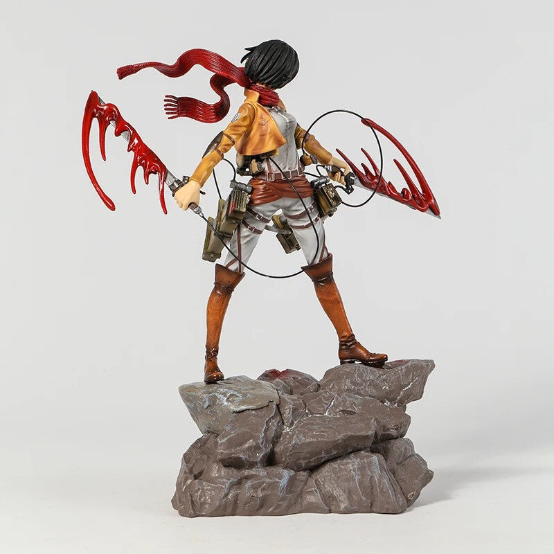 Mikasa on Rock - Attack on Titan