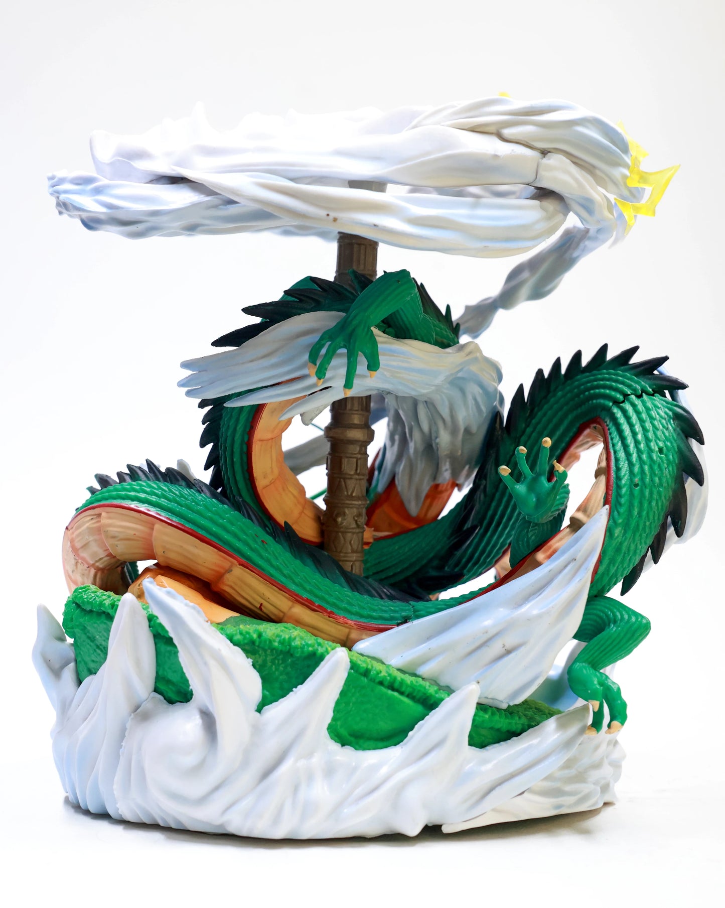 Shenron & Goku under cloud