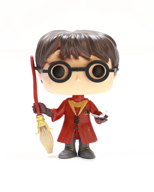 Harry Potter with broom & snitch - Pop