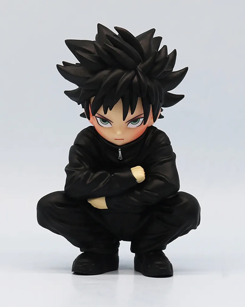 Megumi Fushiguro squatting - Jujutsu Kaisen