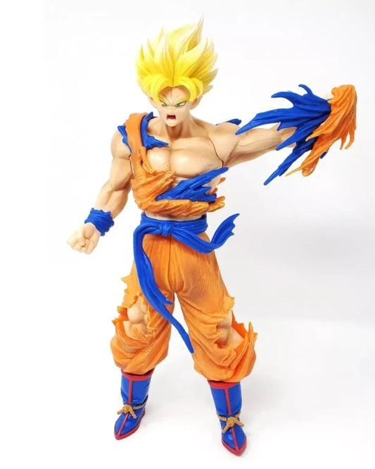 Angry Goku shredding gown - Dragon Ball