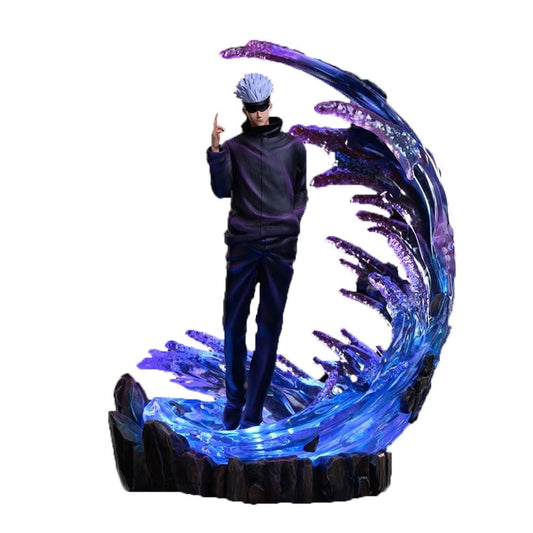 Gojo on purple blue wave (replaceable head) - Jujutsu Kaisen