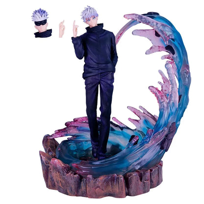 Gojo on purple blue wave (replaceable head) - Jujutsu Kaisen