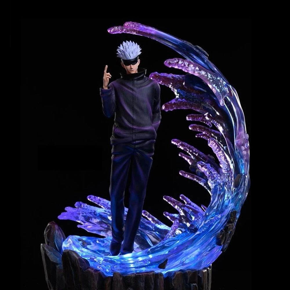 Gojo on purple blue wave (replaceable head) - Jujutsu Kaisen