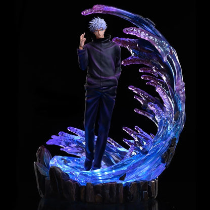 Gojo on purple blue wave (replaceable head) - Jujutsu Kaisen