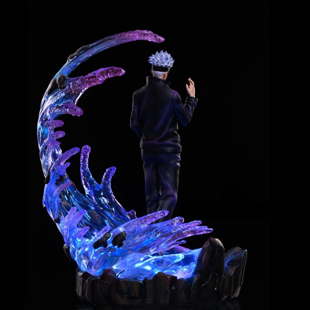 Gojo on purple blue wave (replaceable head) - Jujutsu Kaisen