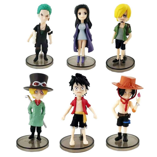 One Piece Chibi set x6