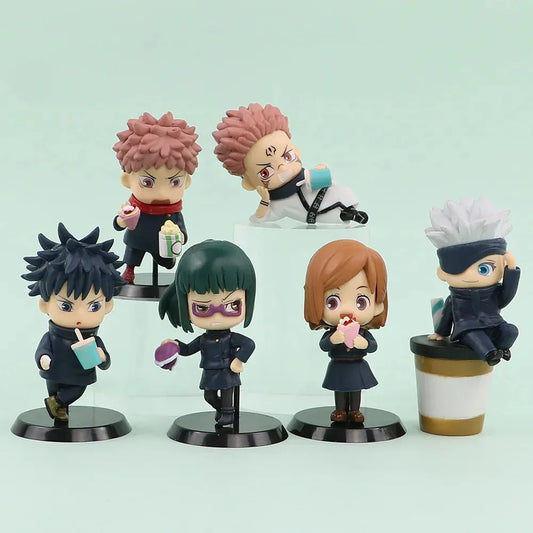 Chilling team - Chibi set - Jujutsu Kaisen x6