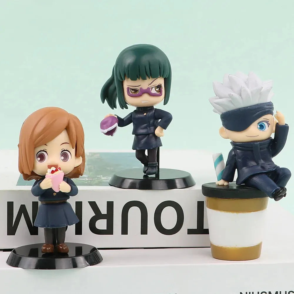 Chilling team - Chibi set - Jujutsu Kaisen x6