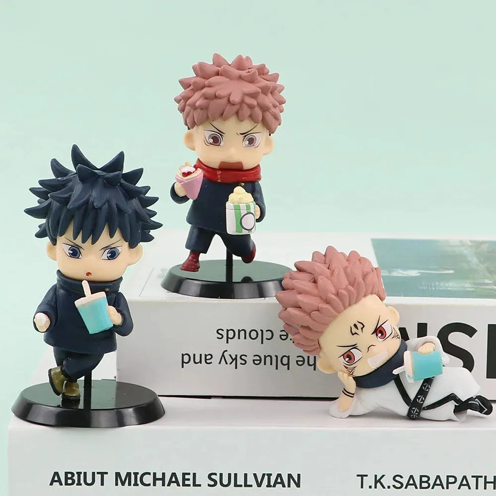 Chilling team - Chibi set - Jujutsu Kaisen x6