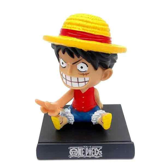 Luffy Bobblehead (with mobile holder tray)