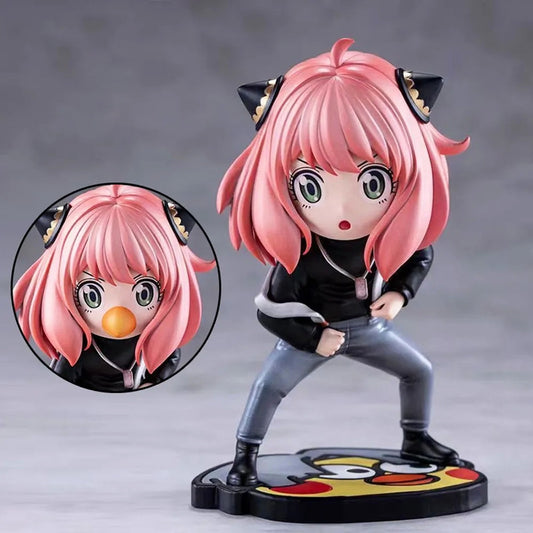 Anya forger with magnetically attachable chicken nose