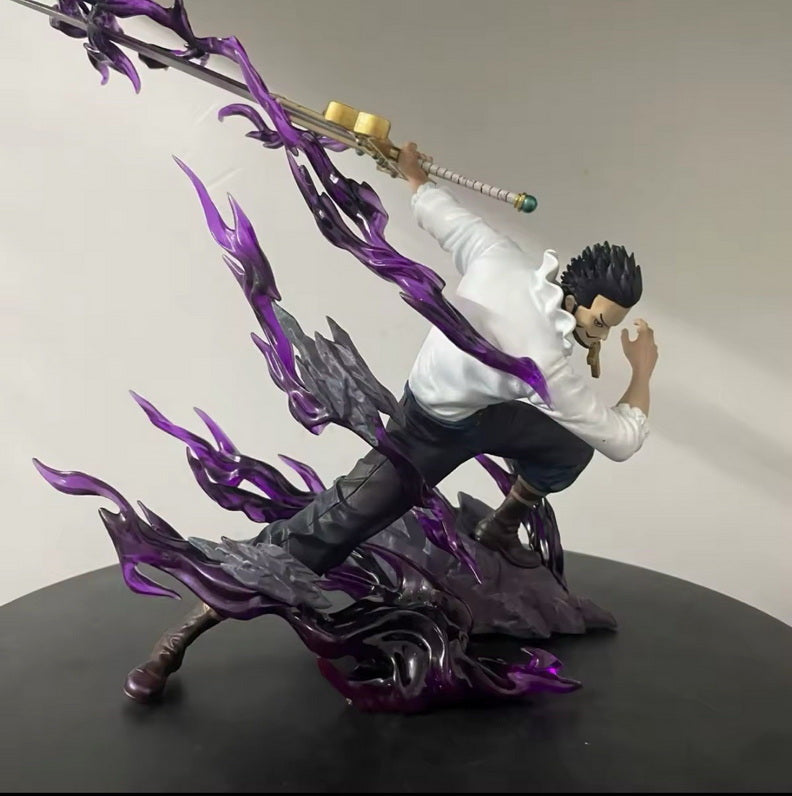 Dracule Mihawk swaying sword - One Piece