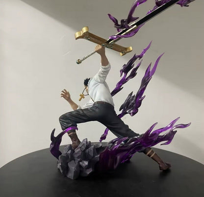 Dracule Mihawk swaying sword - One Piece