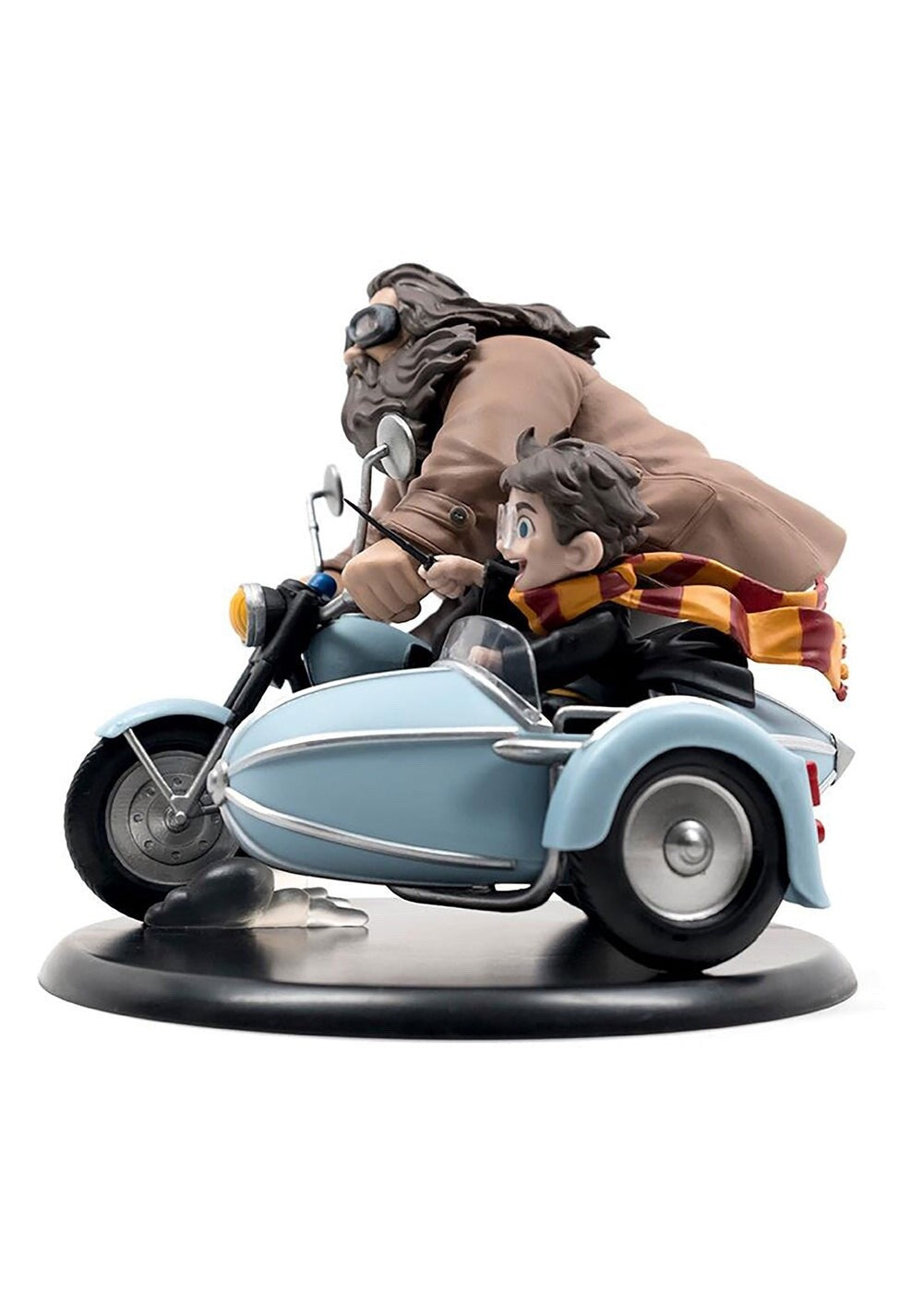 Harry & Hagrid on Magical Scooter - Harry Potter
