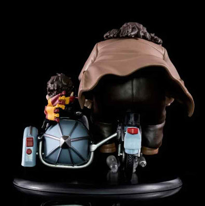 Harry & Hagrid on Magical Scooter - Harry Potter