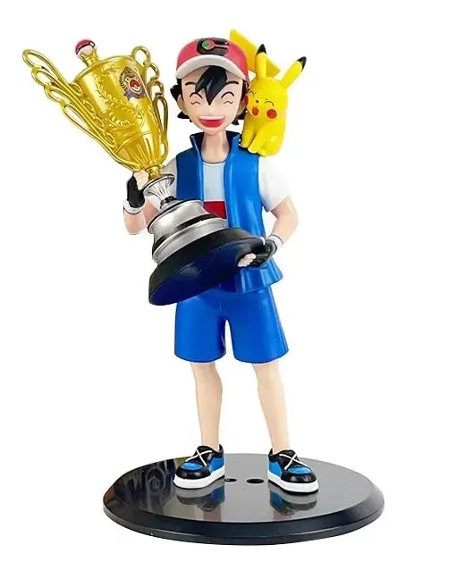 Ash & Pikachu with trophy