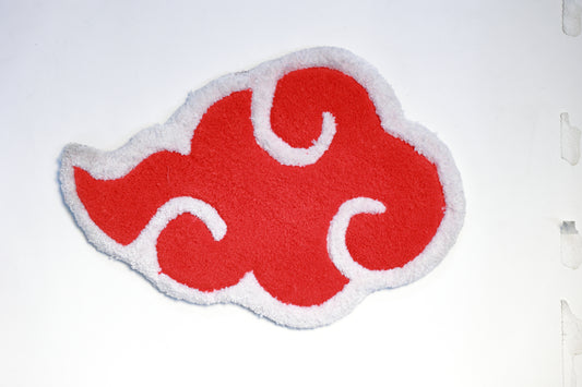 Akatsuki logo - Naruto - hand tufted woolen rug