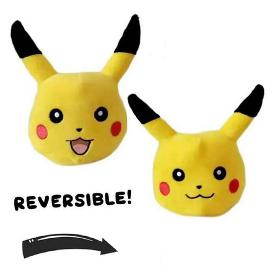 Pikachu - Reversible face plushie