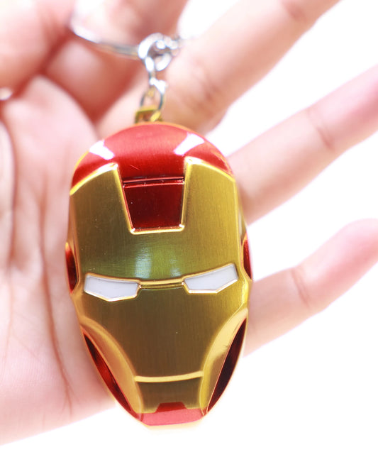 Ironman Face - USB Chargeable Flameless Metal Lighter