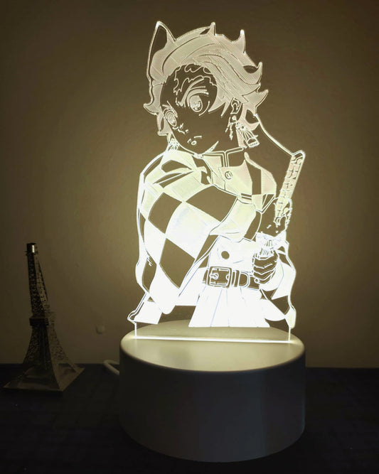 Tanjiro - Crystal Lamp