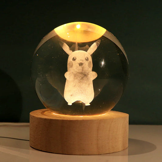 Pikachu - Crystal Ball Lamp