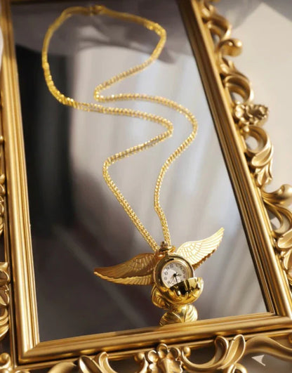 Harry Potter - Golden Snitch Pocket Watch With Chain