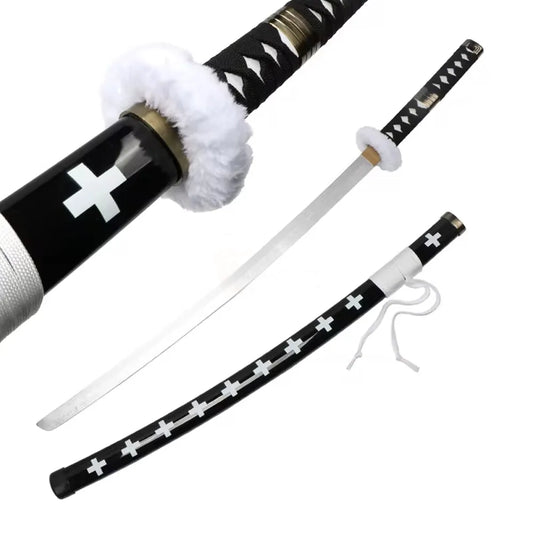 Law Katana  - One Piece - Wooden (no sharp edge) Life-sized - 104 cm #009