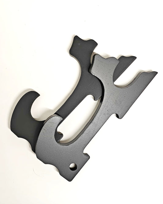 Wall / door handing 2-layered katana stand (either sticker or screws can be used)